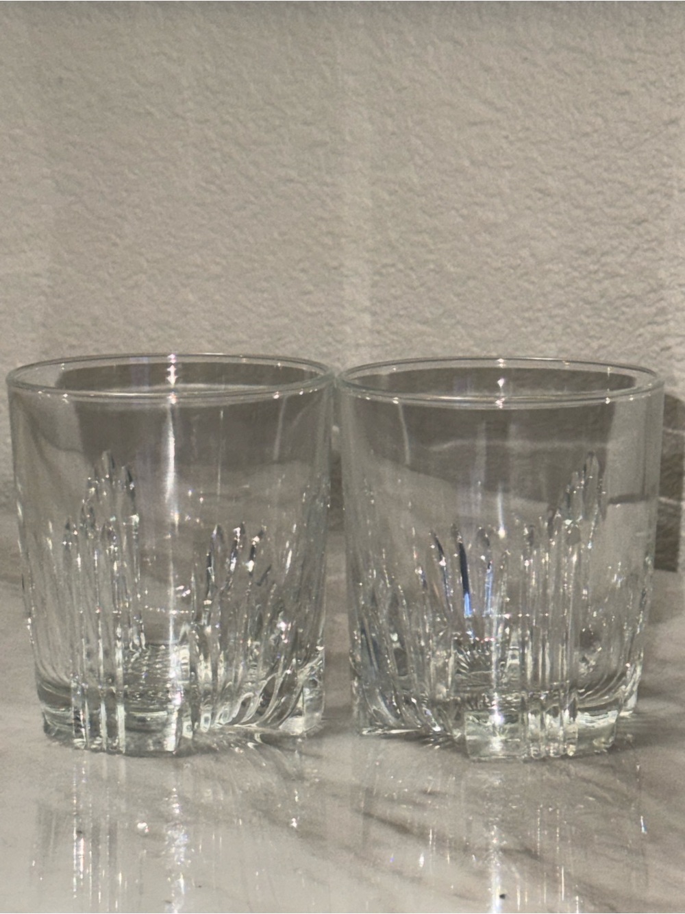 Bormioli Rocco Selecta Rocks Glass Italian-made crystal  tumbler set 2